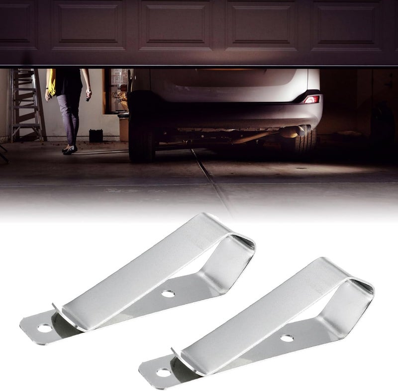 ECUDIS Garage Door Remote Visor Clip, Remote Visor Clips Replacement for Garage Door Remote Openers (Silver, Pack of 20) - Image 5